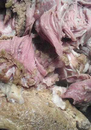 A picture of Easy and delicious crockpot pork.