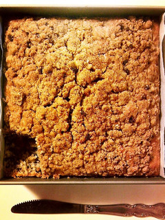 A picture of Moist Crumble Cake without Butter or Dairy.