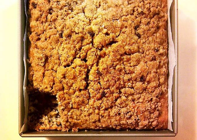 Moist Crumble Cake without Butter or Dairy