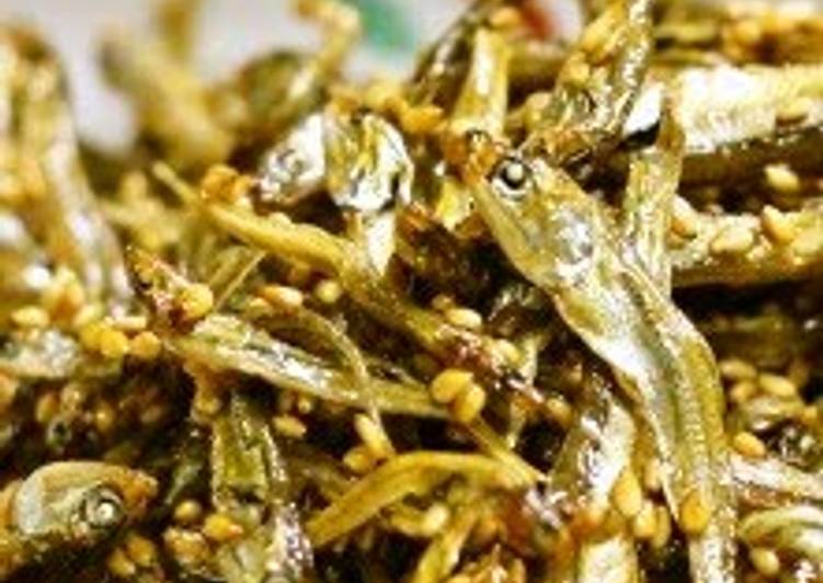 Recipe of Quick Candied Dried Baby Sardines (Tazukuri) for New Year&#39;s