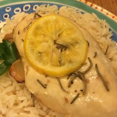 A picture of Lemon Honey Baked Chicken.