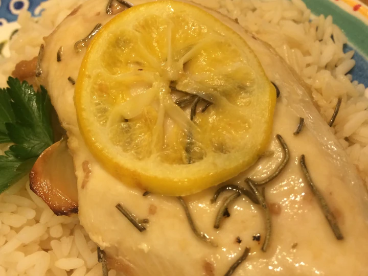 Easy Steps to Prepare Recipe Lemon Honey Baked Chicken that is So Delicious, Delicious}