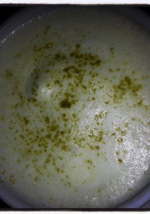 A picture of (Starbucks) Homemade Green Tea Latte.