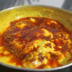 A picture of Punjabi kadhi pakora.
