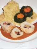 Pechuga rellena de guineos niños