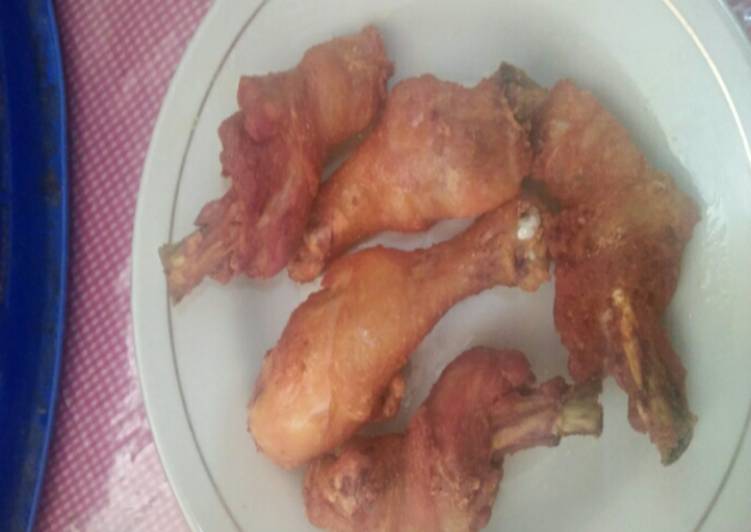 Cara mudah memasak Paha ayam goreng sederhana(khusus buat pemula) yang praktis