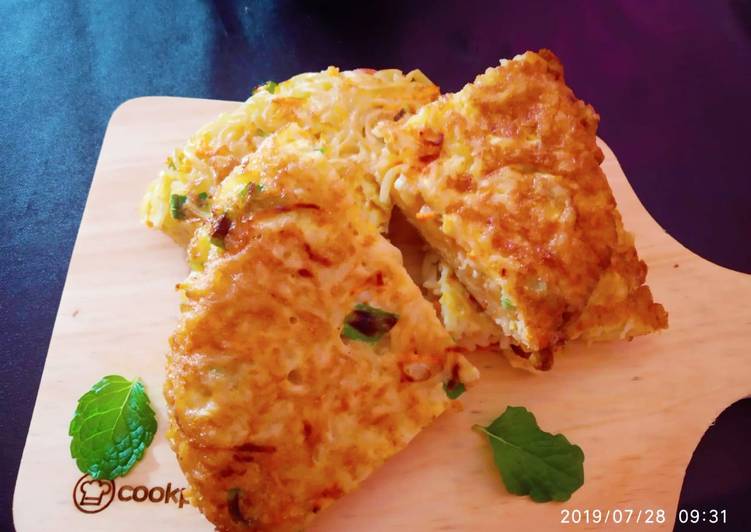 Resep Omellet mie yang Menggugah Selera