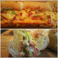 A picture of Breakfast Bread Boat..