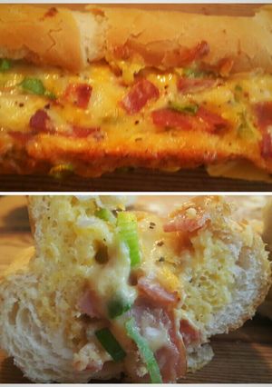 A picture of Breakfast Bread Boat..