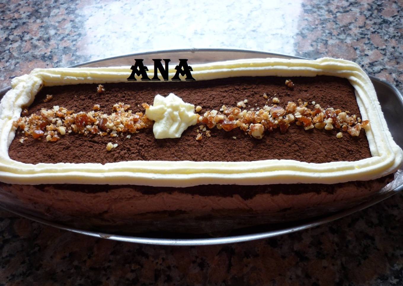 Tiramisú distinto fácil 