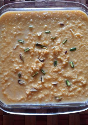 A picture of Palm Kheer (Taal kheer).