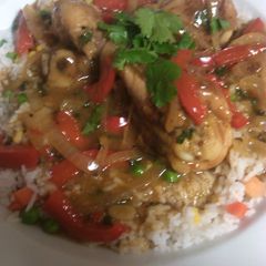 A picture of Heidi's Lime & Coconut Chicken.