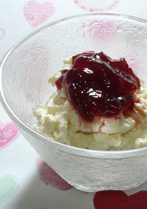 A picture of A Healthy Tofu and Yogurt Dessert.