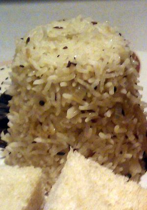 A picture of Lushious Indian Rice.