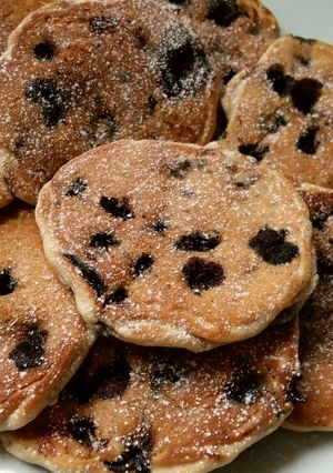 A picture of Vickys Blueberry Fritters, GF DF EF SF NF.
