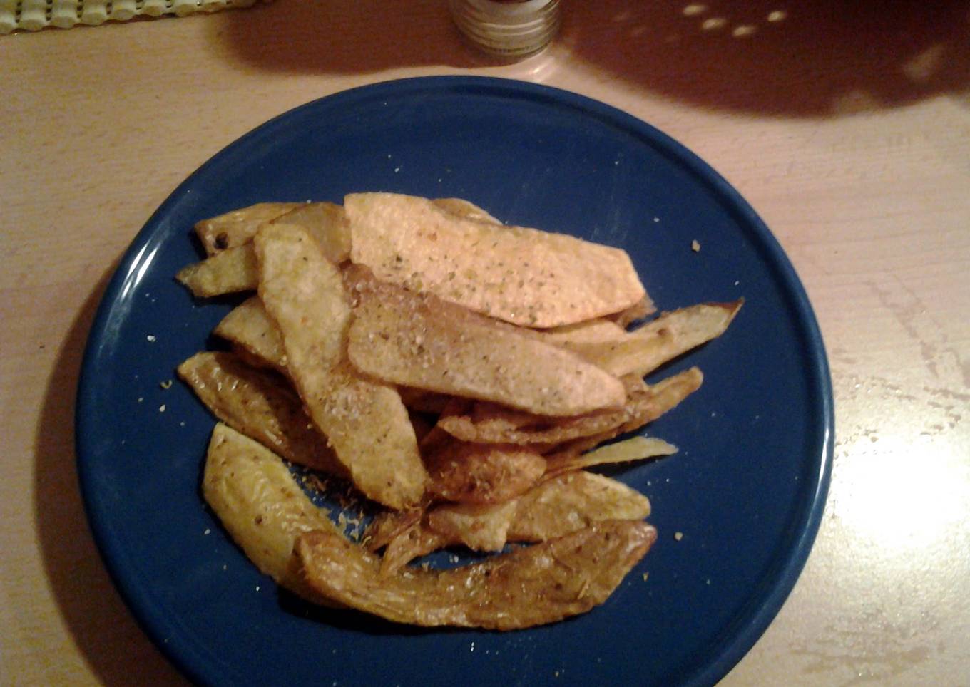 Fried potatoes skin
