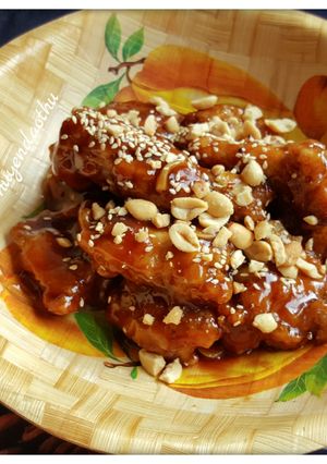 Hình của món Gà chiên giòn tẩm sốt chua cay 15 phút.