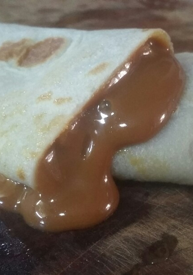 Una foto de Masa para panqueques de dulce de leche