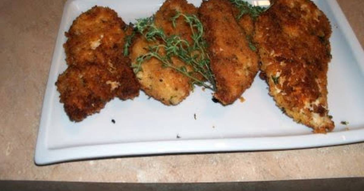 Crispy panko herb chicken cutlets Recipe by Taylor Topp Cookpad