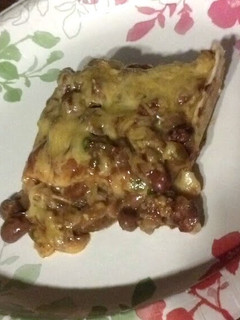 A picture of Enchilada casserole.