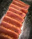 Tataki de atún rojo