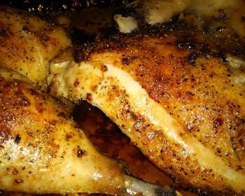 Easy Fast Cooking Garlic blend herb roasted chicken Delicious and Healthy