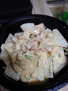 A picture of Chicken Nachos.