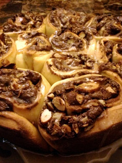 A picture of Mocha Delight Sticky Buns With Coffee Glaze.