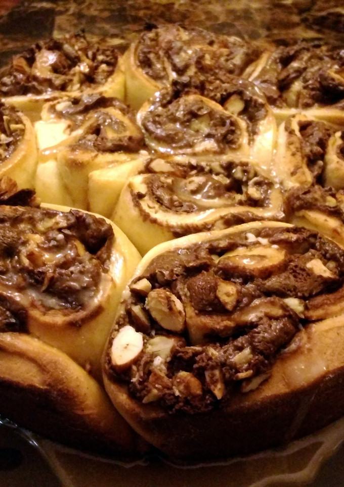 A picture of Mocha Delight Sticky Buns With Coffee Glaze.