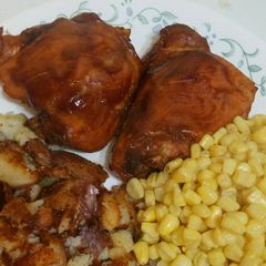 A picture of BBQ Chicken Thighs.