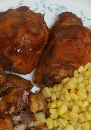 A picture of BBQ Chicken Thighs.