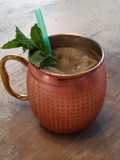 Moscow Mule (w/ alcoholic ginger beer)
