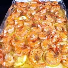 A picture of Larry's amazing Shrimp.