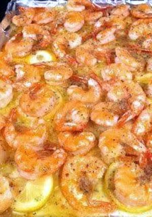 A picture of Larry's amazing Shrimp.