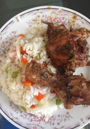 Una foto de Pollo al sartén