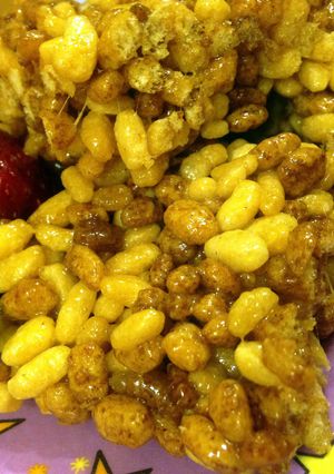 A picture of Kid's rice crispy treats (crock pot).