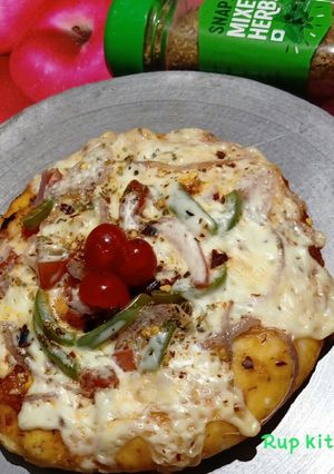 চীজ পিজ্জা (cheese pizza recipe in bengali) রেসিপির প্রধান ছবি