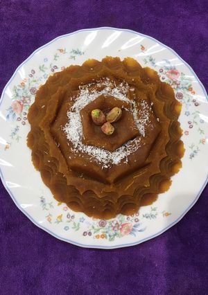 عکسی از دستور حلواي شيره انگور 🍇