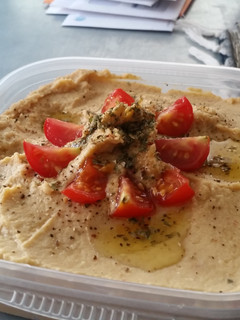 A picture of Tahini Free Hummus.