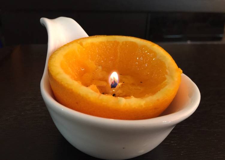 Recipe of Award-winning Natural Orange Candle