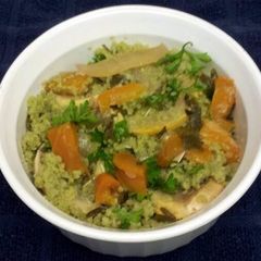 Vegan Summer Squash with Couscous A picture of Vegan Summer Squash with Couscous.