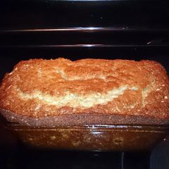 A picture of Grandpa's banana loaf.