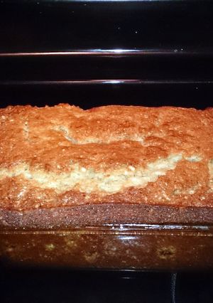 A picture of Grandpa's banana loaf.
