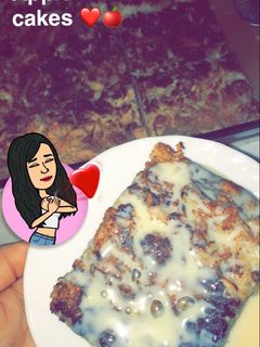 صورة لوصفة كيكة بالتفاح والقرفه 🍎