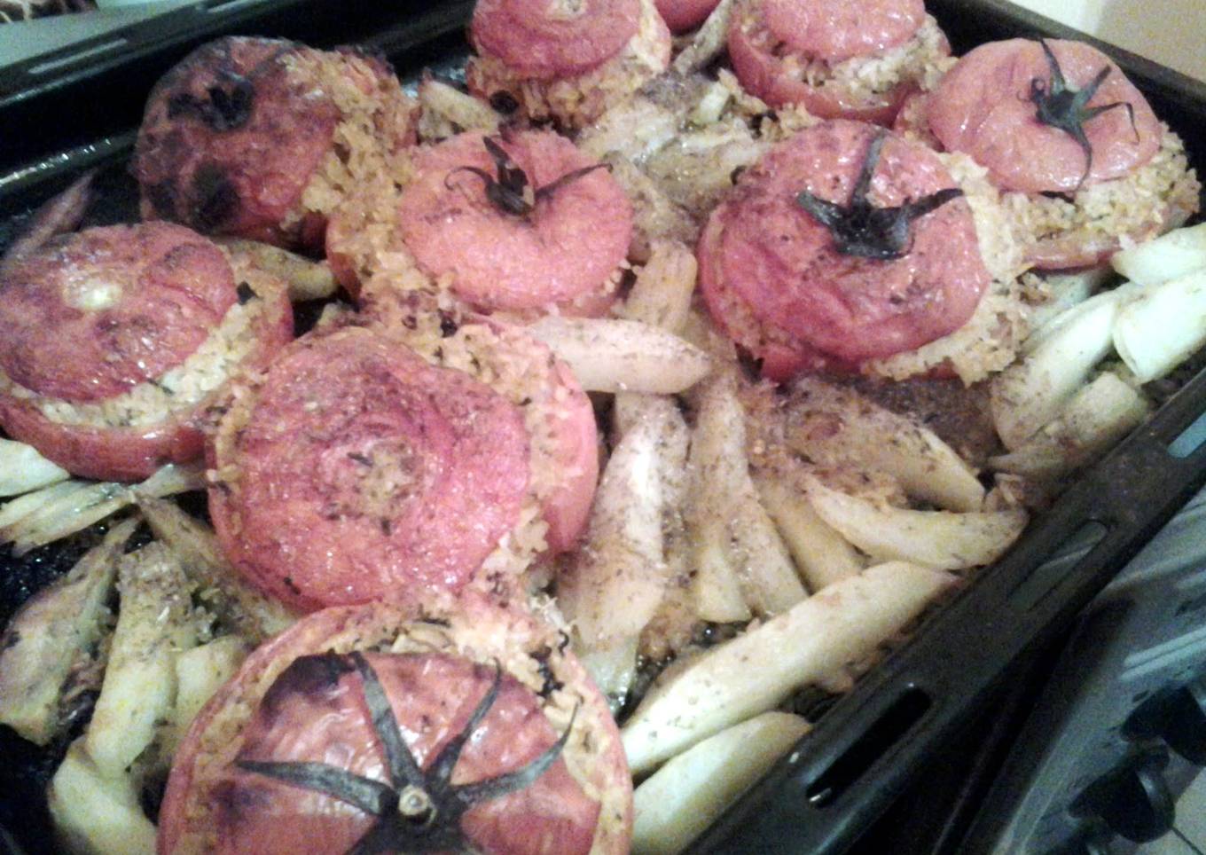 Greek Stuffed Tomatoes