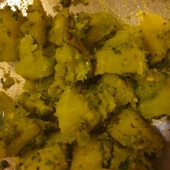 Aloo coriander masala A picture of Aloo coriander masala.