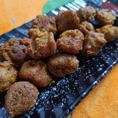 A picture of Left over moong dal pakoda.