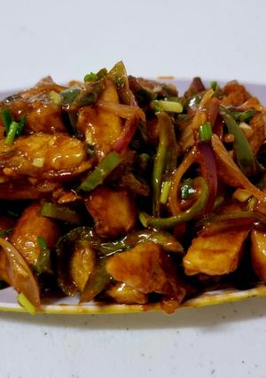 A picture of Chilli potatoes.