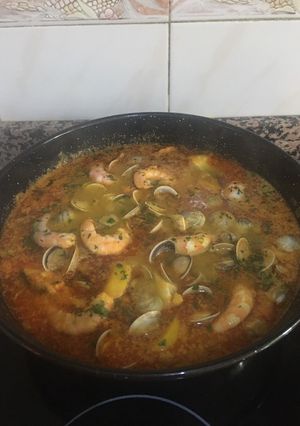 Una foto de Guiso de pescado con patatas