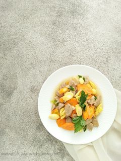 Foto resep Tumis Sayur dan Bakso 😁